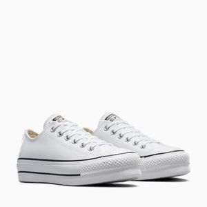 Chuck Taylor (Converse) platform (White Leather)